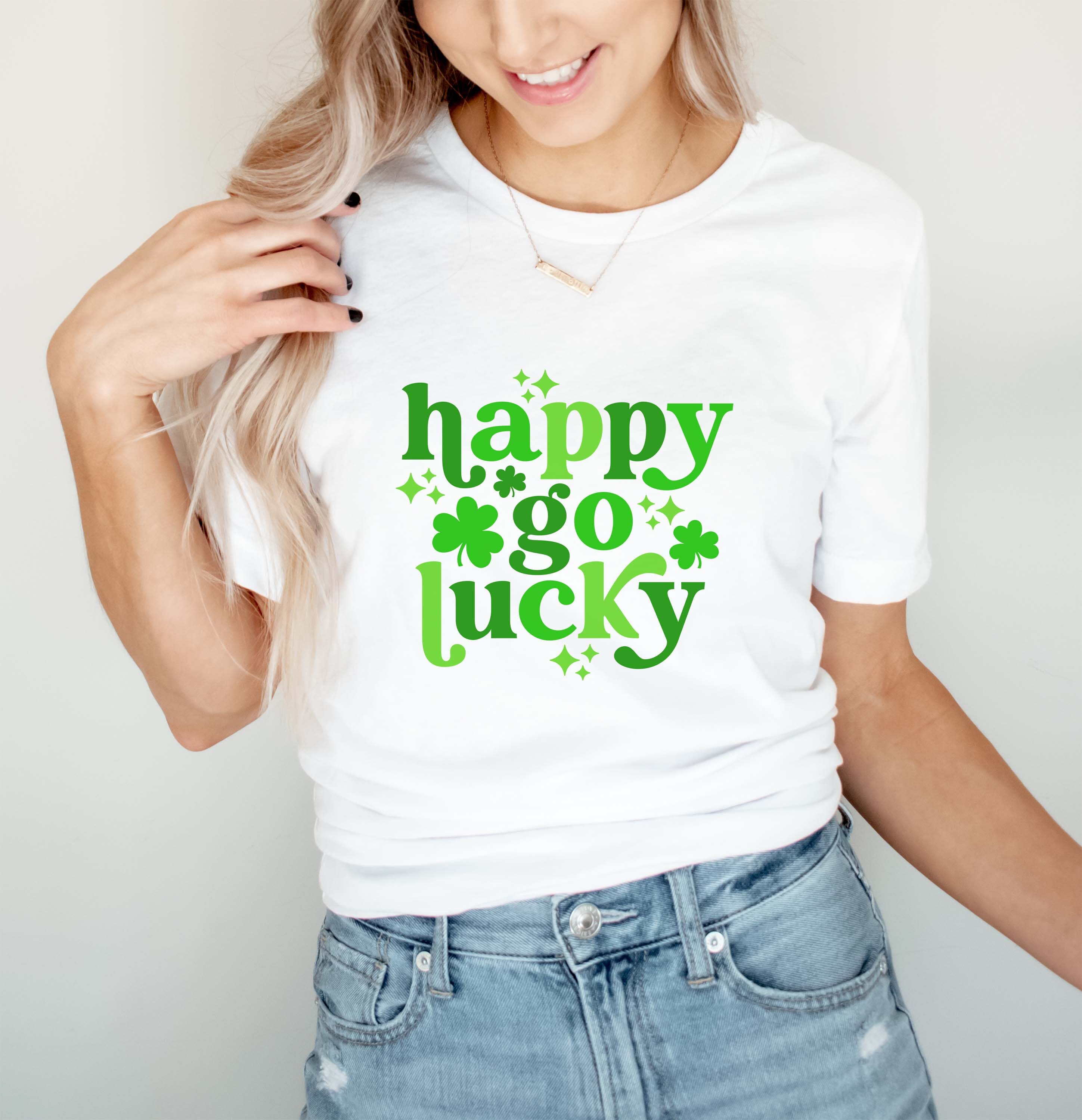 Happy go lucky shirt Clearance