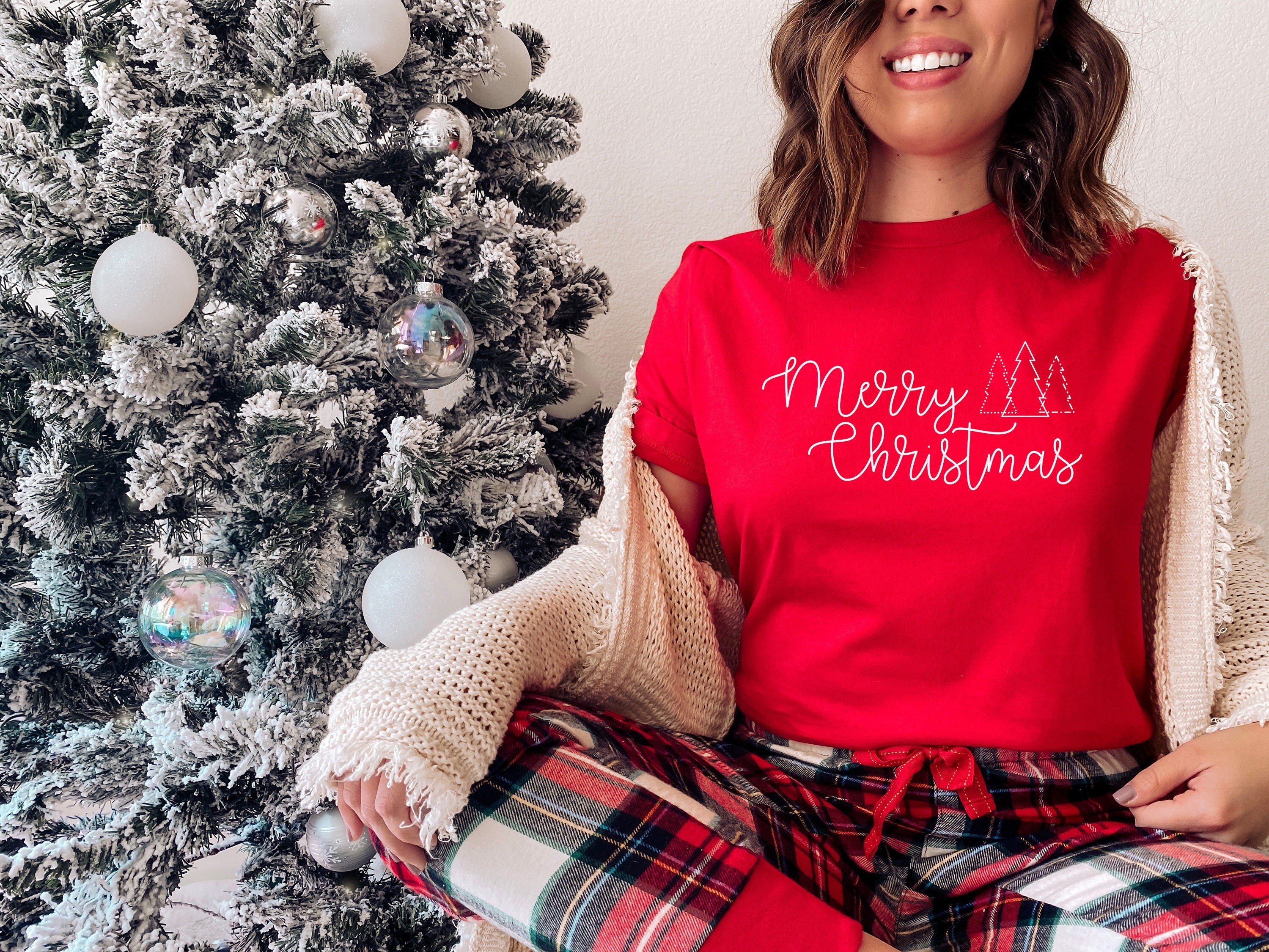 Merry Christmas Shirt Christmas Shirts for Women Merry - Etsy