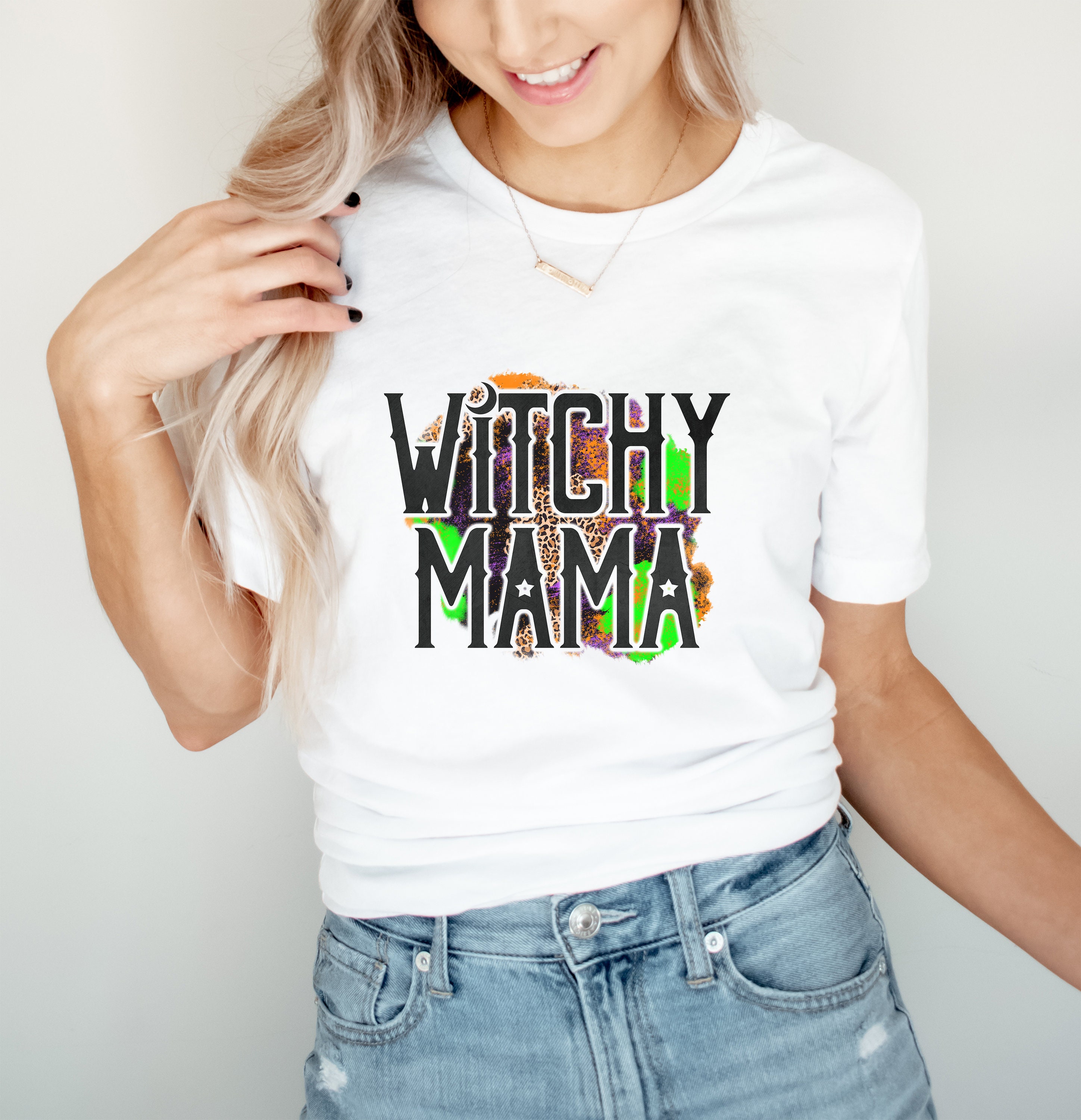 Witchy Mama Shirt Halloween Shirt Witch 