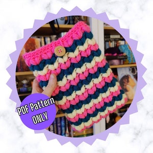 Crochet Book Sleeve Pattern, Crochet Pattern, Crochet Everdeen Book Sleeve, Crochet Book Cover, Gifts for Book Lovers, Digital