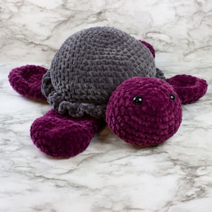 Crochet Sea Turtle, Crochet Turtle Plushie, Turtle Amigurumi, Turtle Stuffed Animal
