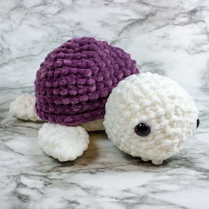 Crochet Sea Turtle Plushie, Sea Turtle Amigurumi, Blanket Yarn Turtle Stuffed Animal, Chunky Crochet Sea Turtle