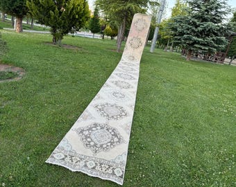 Alfombra turca vintage de lana Oushak, estilo bohemio (73 x 73 cm)