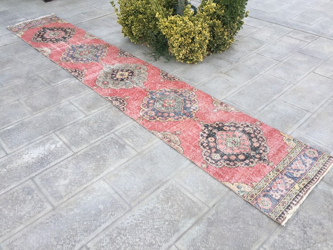 Rug Runner, Kitchen Rug Runner, Vintage Woven Rug Runner, Long Runners