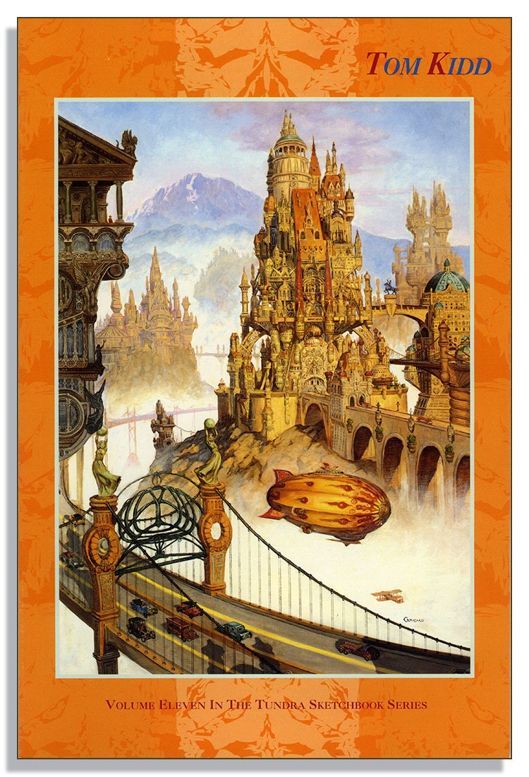 アテッサ新作モデル Tom Kidd Sketch Book, Science Fiction, Fantasy, Gnemo - Etsy 書