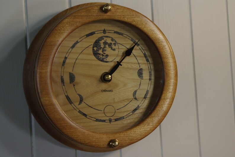 Lunar Clock Lunar Pendule Moon Phase Clock Lunar Clock. Etsy