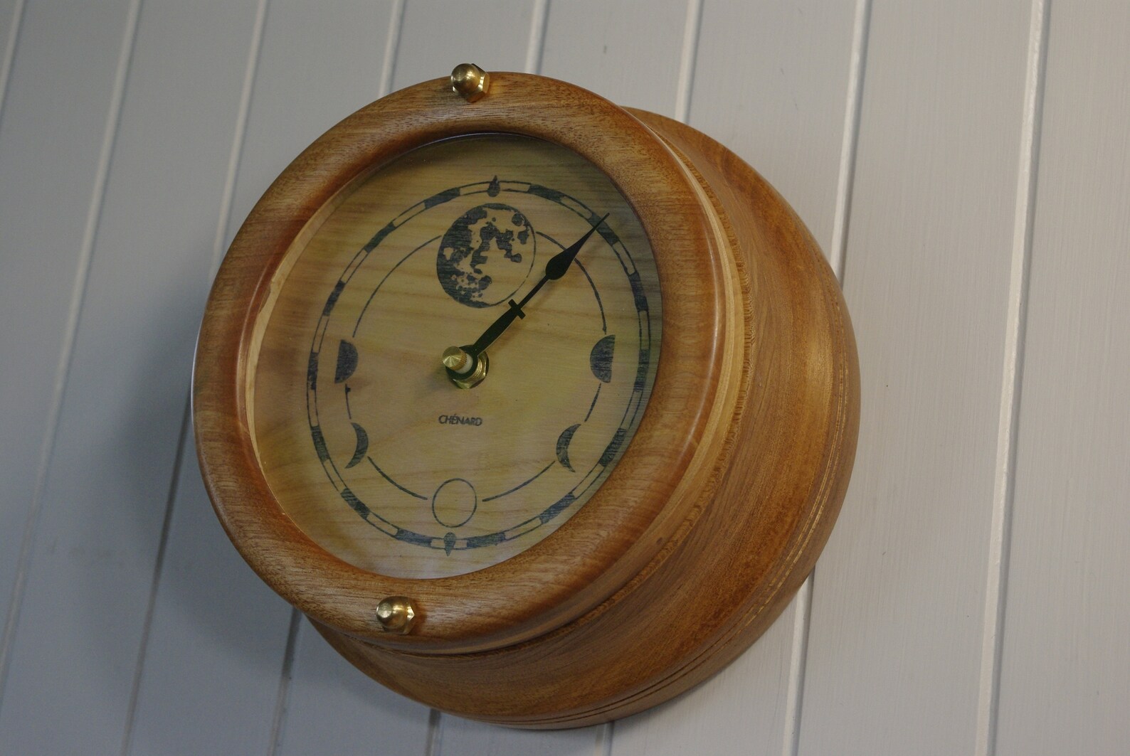 Lunar Clock Lunar Pendule Moon Phase Clock Lunar Clock. Etsy
