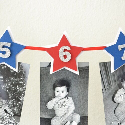 Little Miss Firecracker Cake Topper - 4th Of July & Welcome Baby Girl Decor For Gender Reveal & Baby Showers