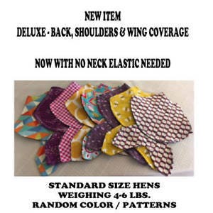 1 SUPER WIDE /& LONG COVERAGE Chicken Saddle Apron Hen CHICKEN BACKYARD POULTRY