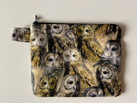 Zippered Owl Pouch