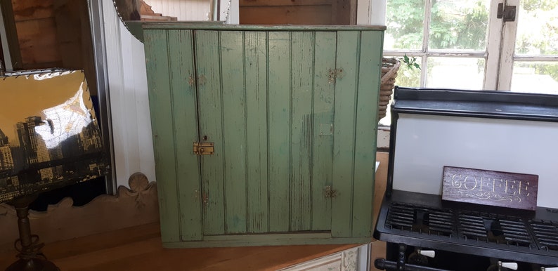 Antique Primitive Farm House Wooden Medicine Cabinet Or Etsy