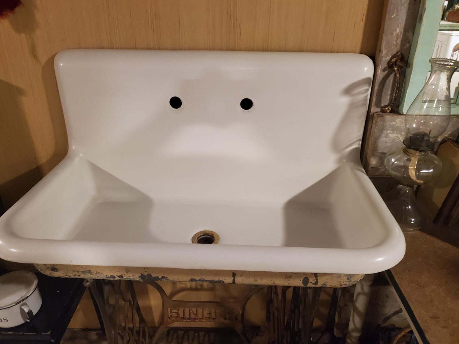 Antique Cast Iron Farm Sink - Etsy