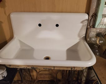 Antique Cast Iron Farm Sink