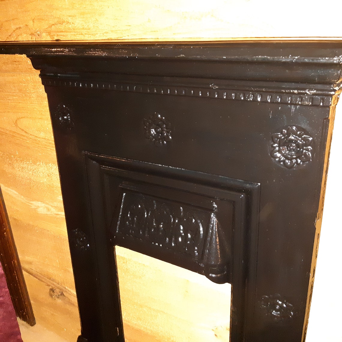 Antique Cast Iron Fireplace Surround Circa 1860's Etsy