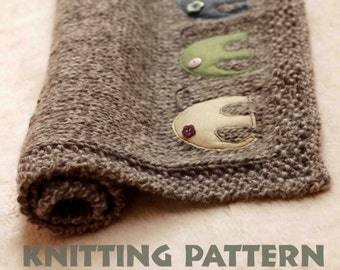 Baby blanket KNITTING PATTERN, Knitting elephant blanket, Baby boy blanket, Baby boy knitting pattern, photo prop pattern, GAMMAkids