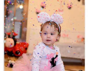 1 jaar oude verjaardag meisje, baby meisje muis set, baby verjaardag cadeau, baby cadeau, baby set, GAMMAkids, PHOTOPROP