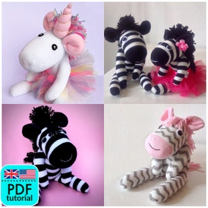 Dutch version sockunicorn/sockhorse/sockzebra: 3=1 tutorial