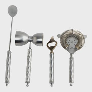 Vintage Italienisches Twist-Lenker-Werkzeug-Set - 4-er Set