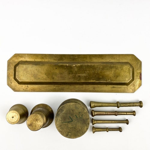 Miniature Brass Pestle Mortar Set - Instant shops Collection