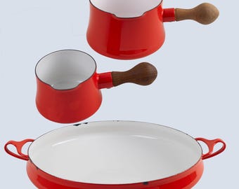 Vintage Dansk Købenstyle Red 2 Qt. Casserole Dutch Oven | Retro