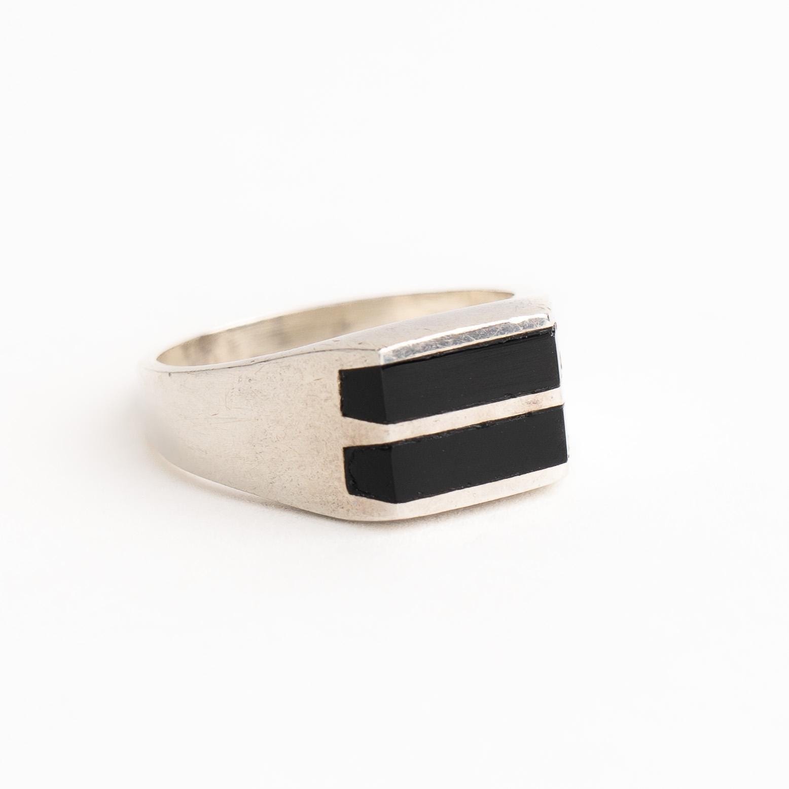 1980s Onyx Ring - Etsy 1980s Onyx Ring - Etsy