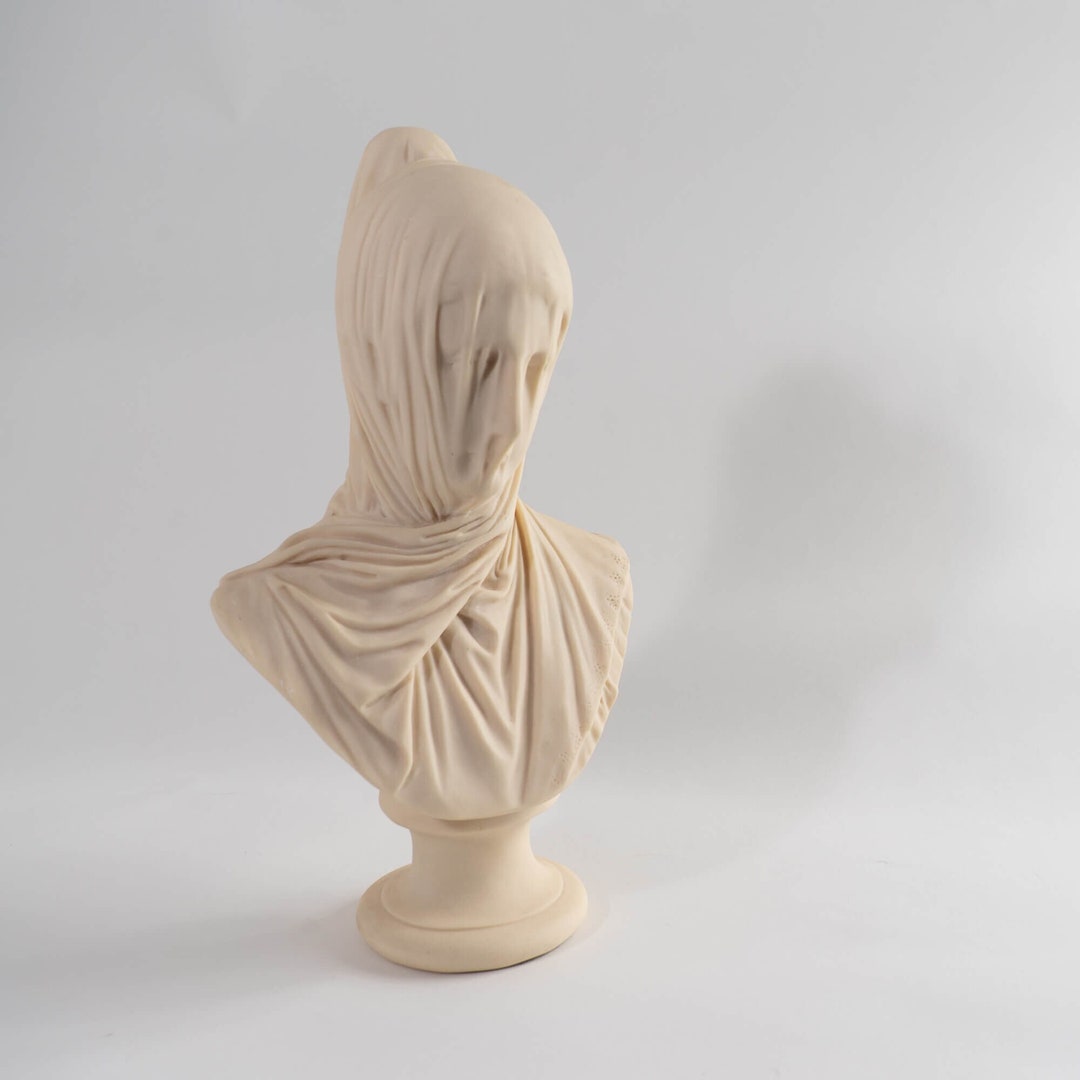1996 the Veiled Nun Sculpture Reproduction by Austin Prod for Corcoran ...