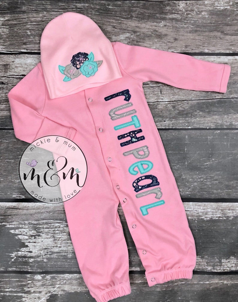 Baby Girl Layette Baby Girl Gown Little Sister Gown Baby Girl Romper Big and Little Sister Shirt Set Baby Sister Romper