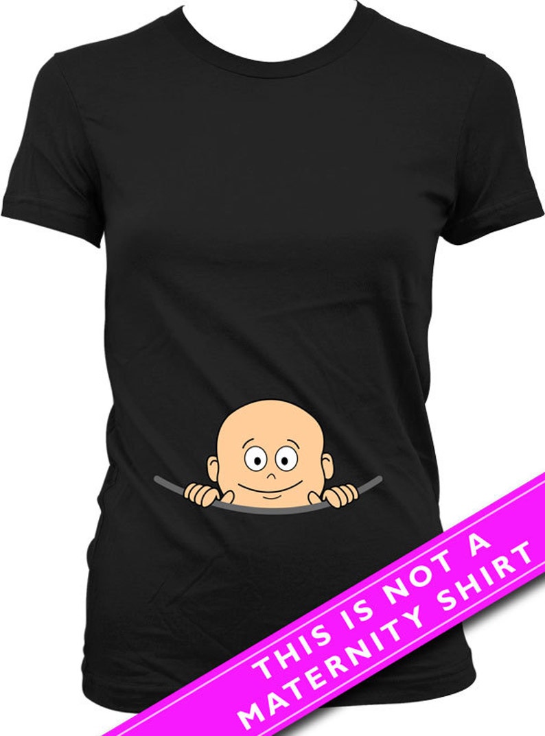baby peeking out t shirt