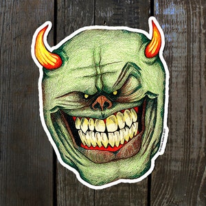 Grue Guy - Pegatina (3" x 4")