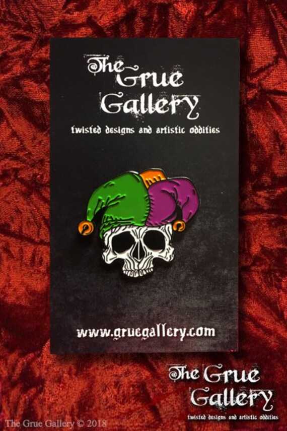 mardi gras enamel pin