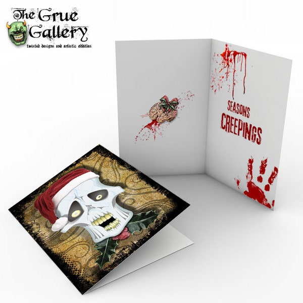 Zombie X-mas Greeting Cards