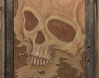 Vintage Skull (15" X 19")