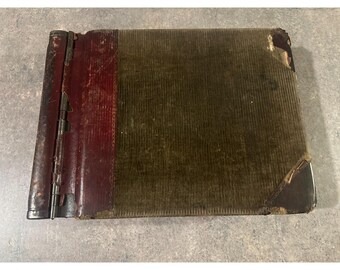 Antique McCloys Ledger Book 1920s Mens Clothing Outfitters Account Handwritten