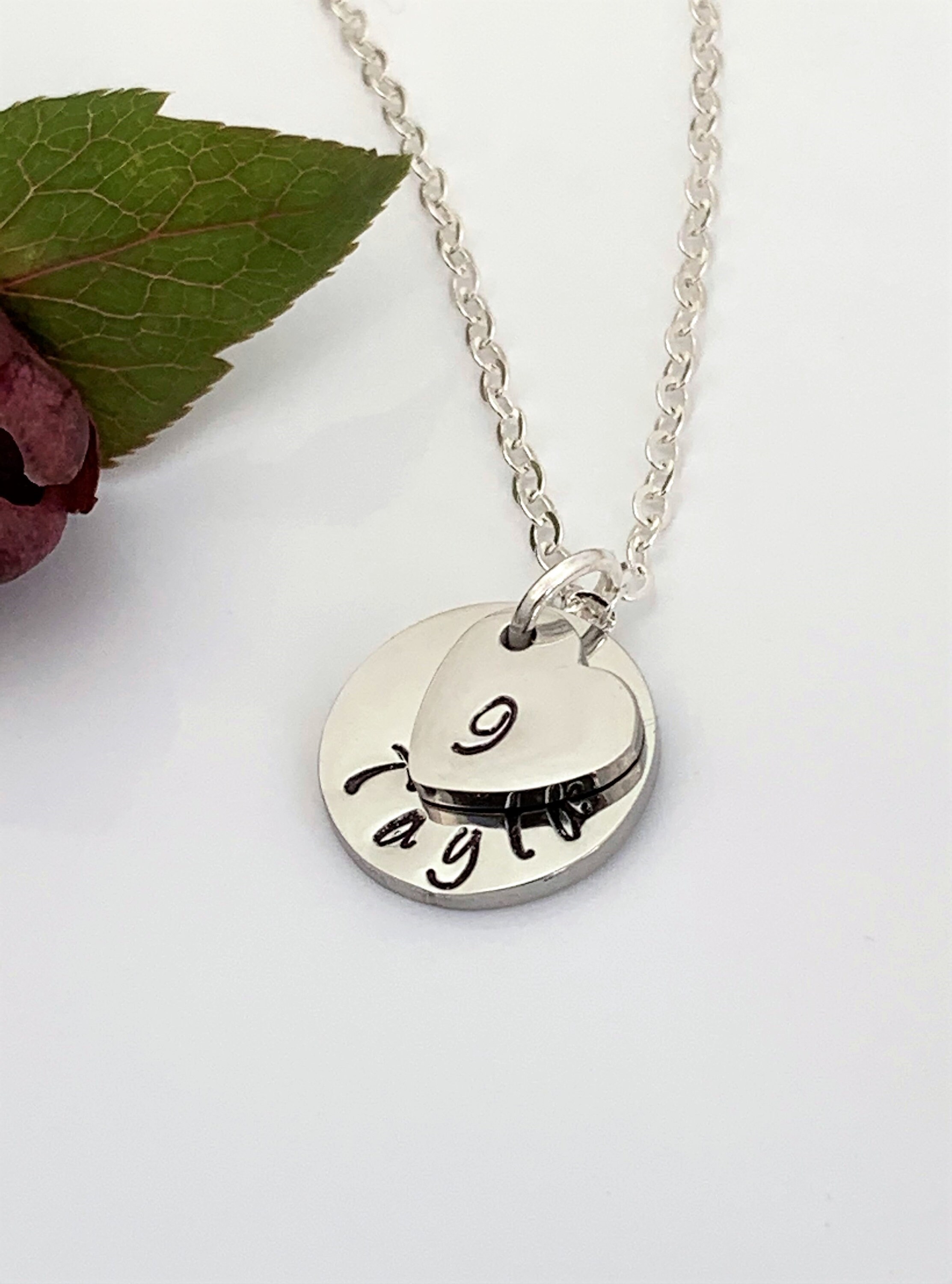 9th Birthday Name Necklace Personalised 
