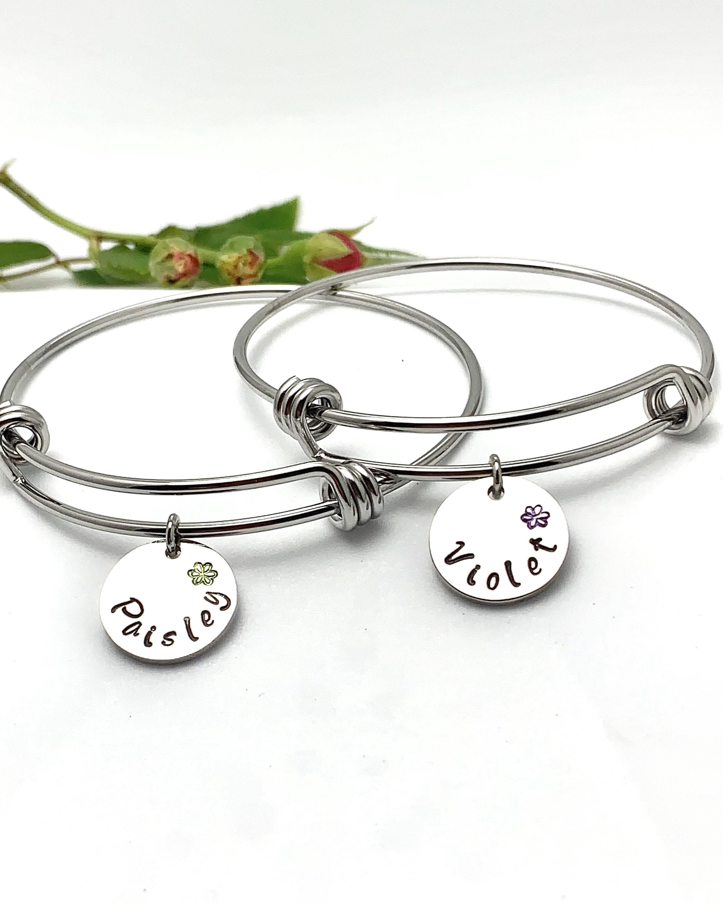 Braccialetto Argento Sterling Per Bambino - Diametro 40mm, Regalo Battesimo O Compleanno - Foto 8