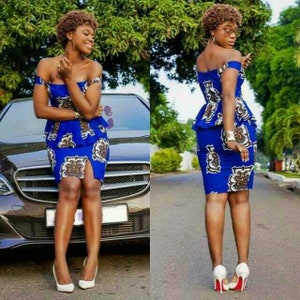 Off Shoulder Ankara Etsy UK
