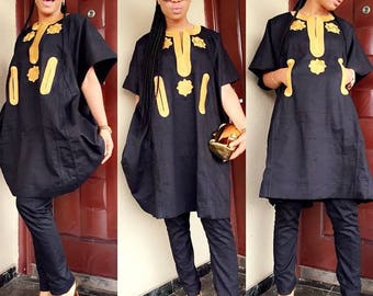 ankara agbada for ladies
