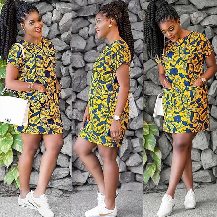African Print Dress Ankara Dress Casual Dress African Dress African Women s Dress Summer dress