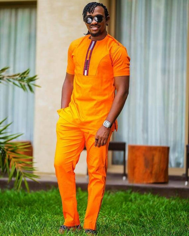 African Men's Clothing dashikibespoke wedding suit Etsy