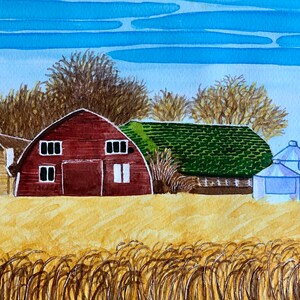 Red Barn Abandoned Alberta