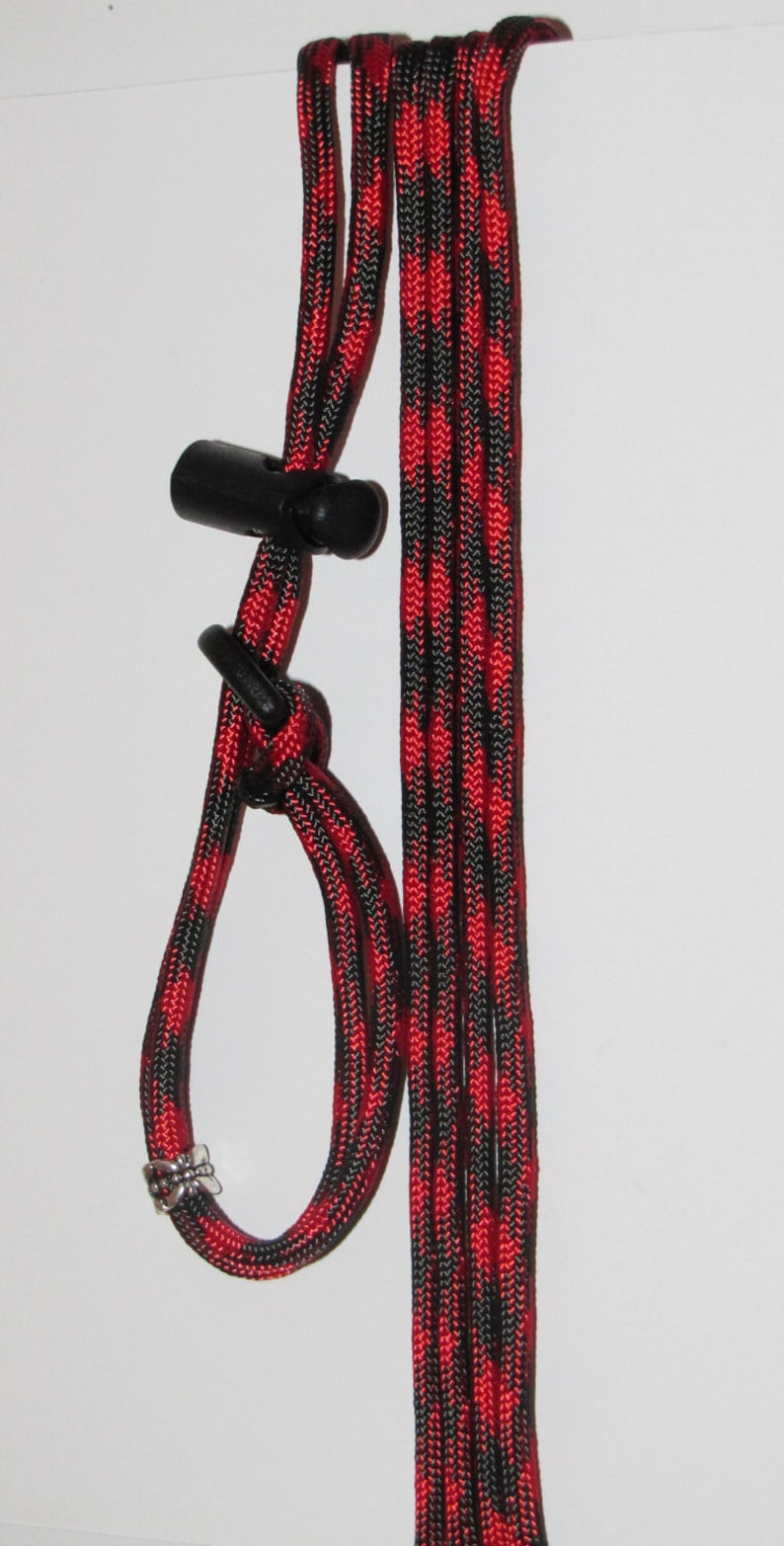 Red and Black Bearded Dragon Small Animal HarnessLeash