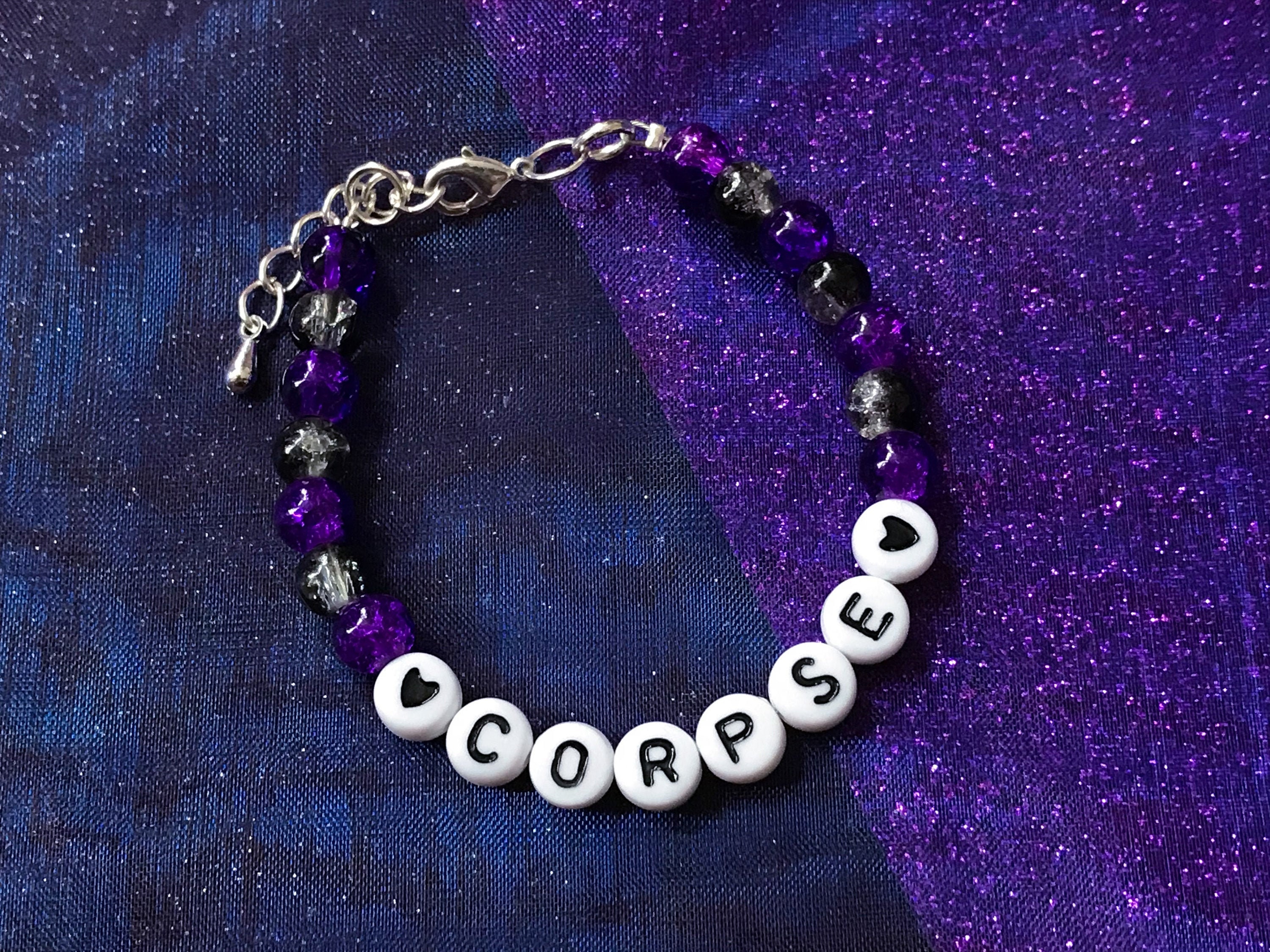 CORPSE Bracelet Corpse Husband Black Purple E-girl - Etsy Australia