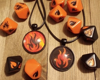 Hunter: the Reckoning Glass Pendant