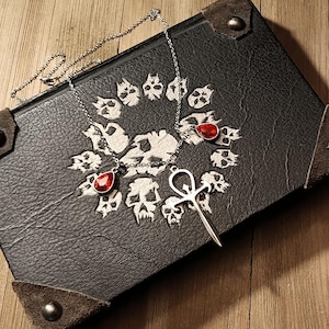 Bloody Vampire Ankh necklace