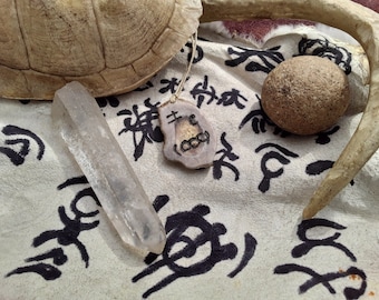 Werewolf &#39;Dog Tag&#39; Custom Carved Antler Character Necklace