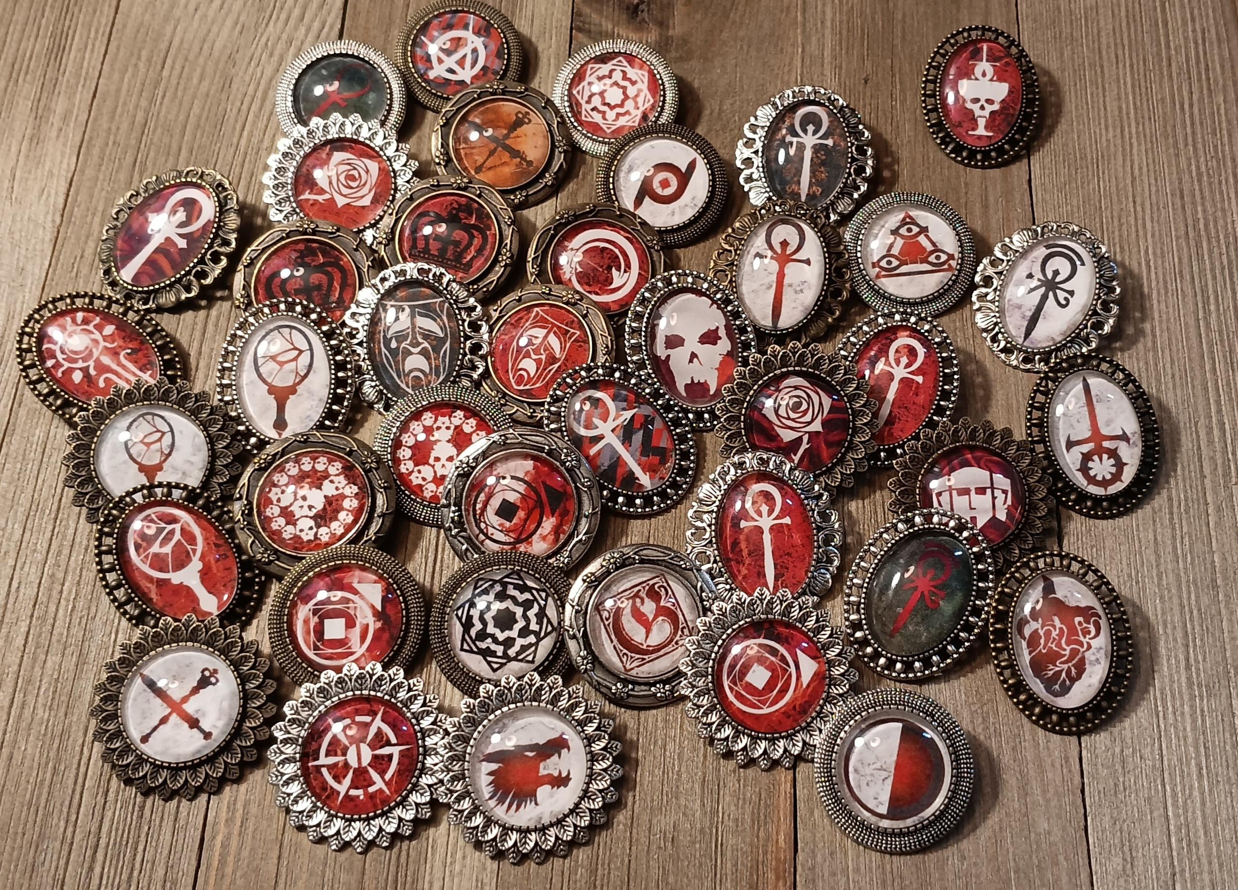 Pins de cristal de Vampiro: la Mascarada