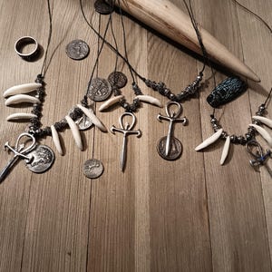 Vampire Trophy Ankh necklaces