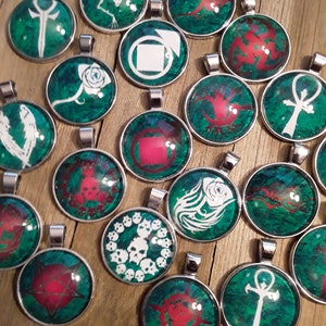 Custom Classic Vampire: the Masquerade glass pendants