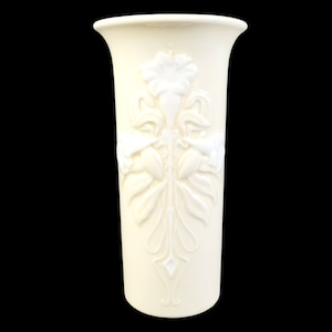 Enesco 1979 Quiet Shadows Embossed Lily Ceramic Vase