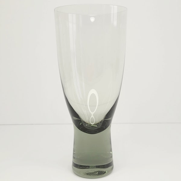 Kastrup Holmegaard Scanada Canada Steel Gray Water Glass Grey Glass Tumbler Denmark Danish Modern